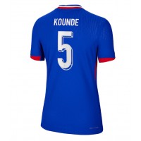 Maglie da calcio Francia Jules Kounde #5 Prima Maglia Femminile Europei 2024 Manica Corta